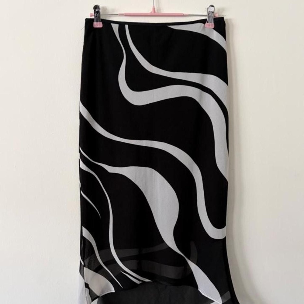 Vintage 90s low rise midi skirt